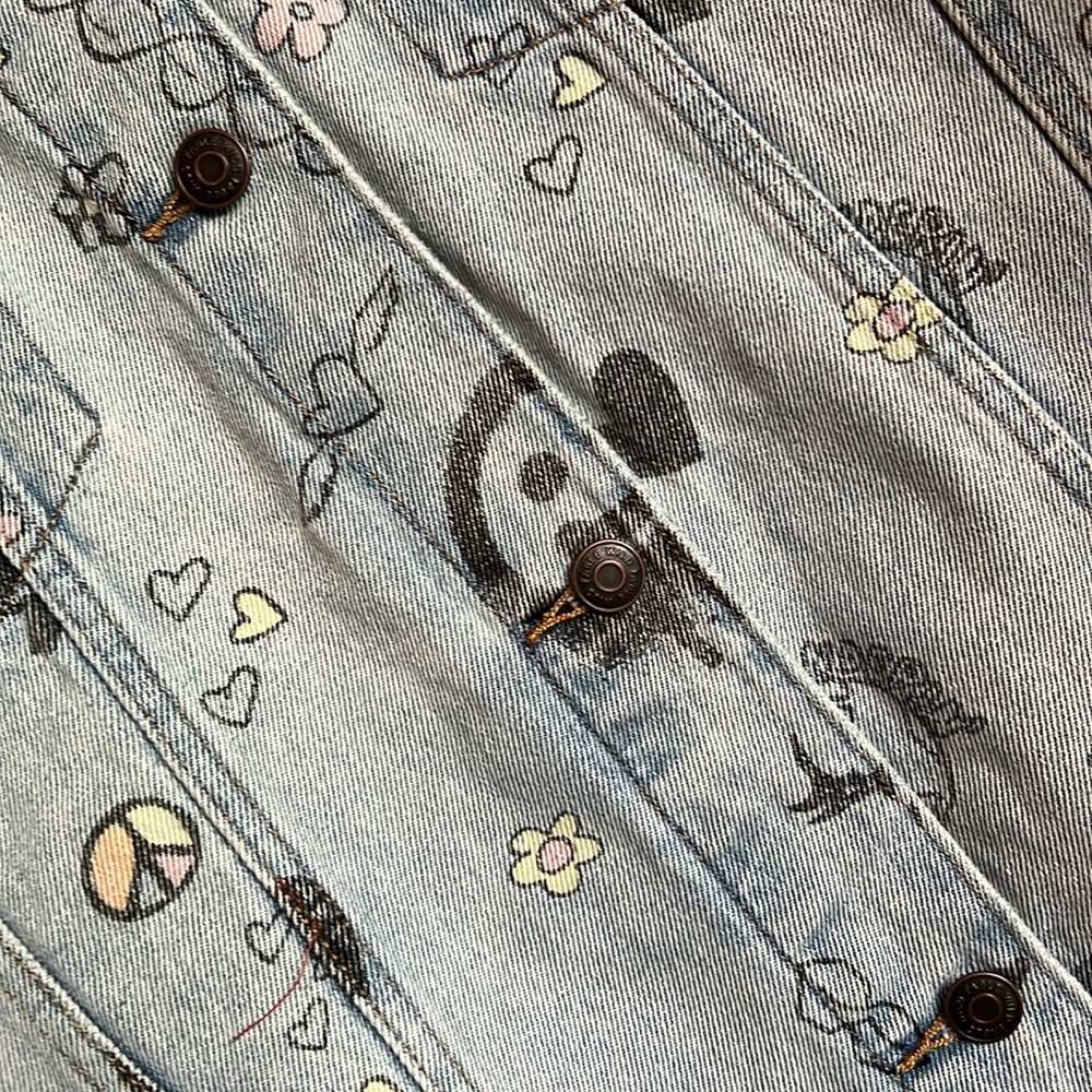 WILD FABLE Wild Graffiti Jean Jacket - Picture 7 of 16